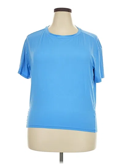 Pre-owned Zella Active T-shirt In Blue
