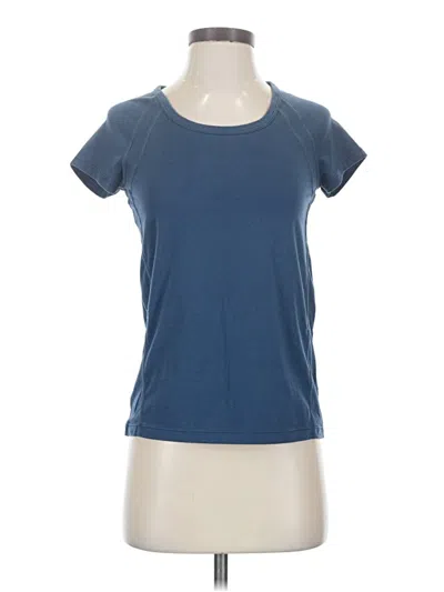 Pre-owned Zella Active T-shirt In Blue