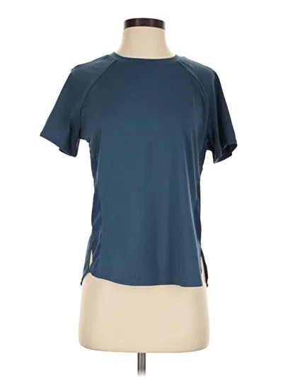 Pre-owned Zella Active T-shirt In Blue