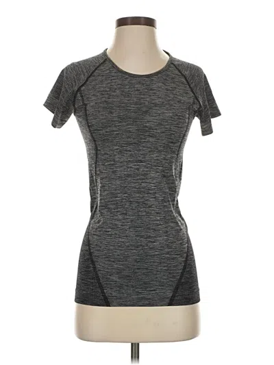 Pre-owned Zella Active T-shirt In Gray