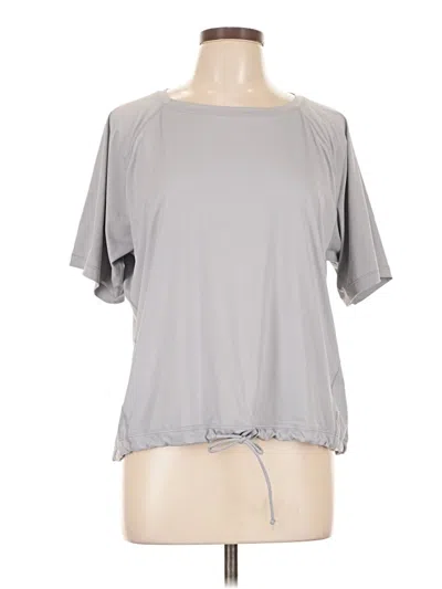 Pre-owned Zella Active T-shirt In Gray