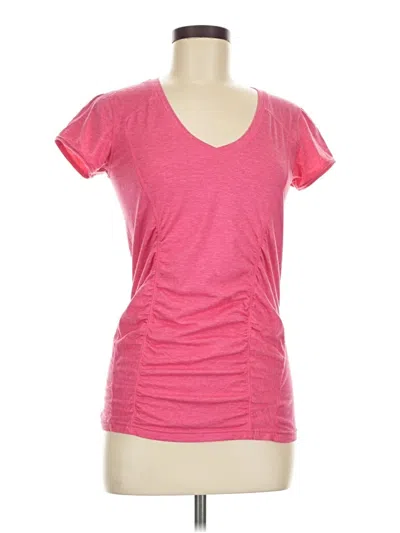 Pre-owned Zella Active T-shirt In Pink