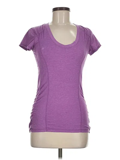 Pre-owned Zella Active T-shirt In Purple