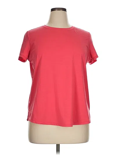 Pre-owned Zella Active T-shirt In Red