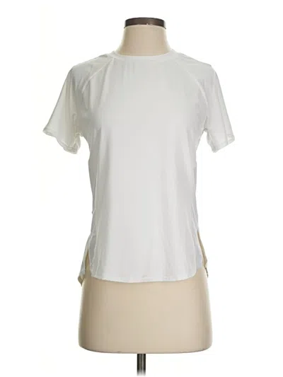 Pre-owned Zella Active T-shirt In White