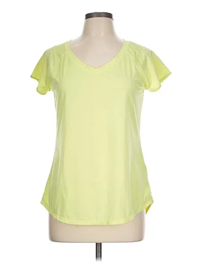 Pre-owned Zella Active T-shirt In Yellow