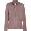 Zella Après Ski Half Zip Rib Sweater In Red