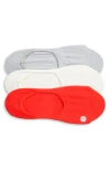 Zella Assorted 3-pack No-show Sneaker Socks In Multi