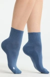 Zella Assorted 3-pack Half Crew Socks In Blue