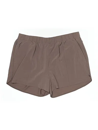 Pre-owned Zella Athletic Shorts In Brown