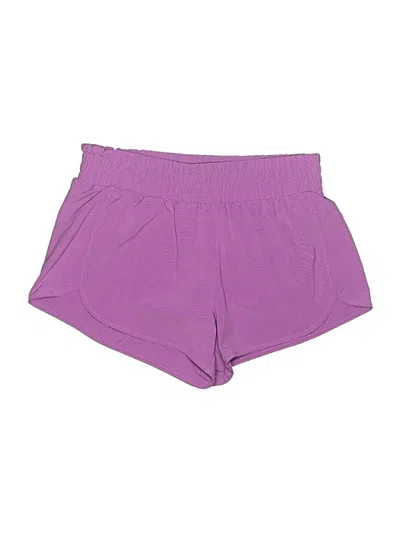 Pre-owned Zella Athletic Shorts In Purple