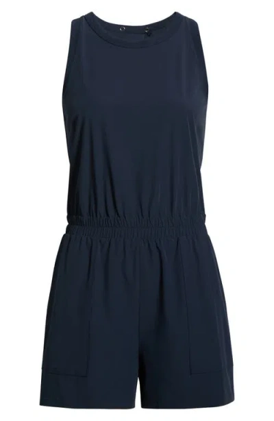 Zella Atlas Athletic Romper In Blue