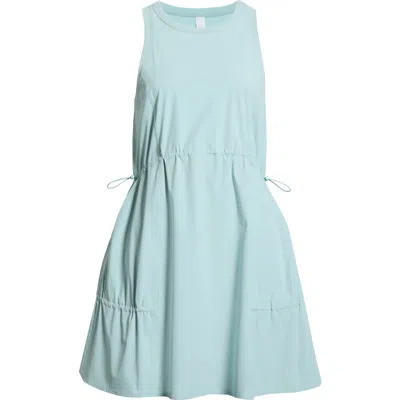 Zella Atlas Tiered Athletic Dress In Blue