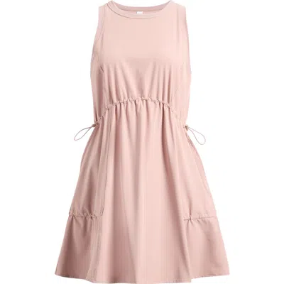 Zella Atlas Tiered Athletic Dress In Pink