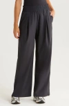 Zella Atlas Wide Leg Pants In Blue