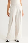 Zella Atlas Wide Leg Pants In White