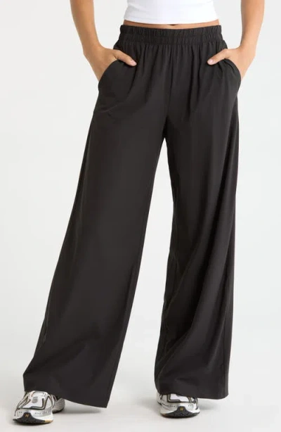Zella Atlas Wide Leg Pants In Black