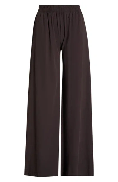 Zella Atlas Wide Leg Pants In Brown