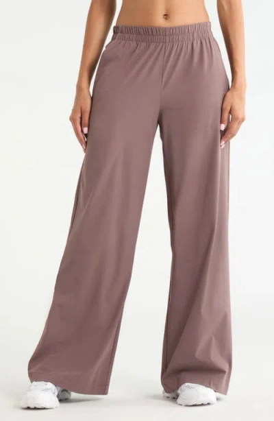 Zella Atlas Wide Leg Pants In Gray