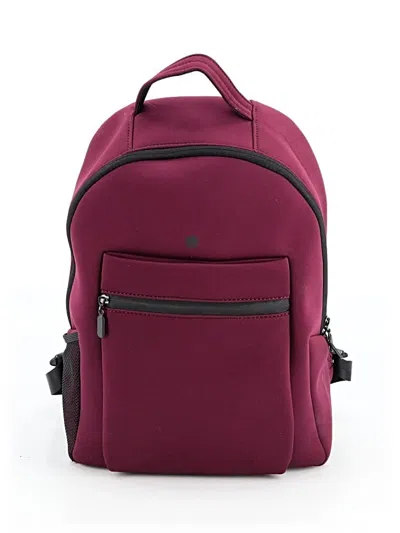 Pre-owned Zella Backpack In Burgundy