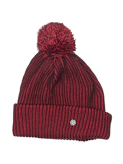 Pre-owned Zella Beanie Hat In Red