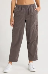 Zella Boundless Cargo Ankle Pants In Grey Kitten
