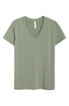 Zella Breathe Active T-shirt In Green