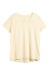 Zella Breathe Active T-shirt In Yellow Flan