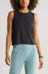 Zella Breathe Active Tank In Black