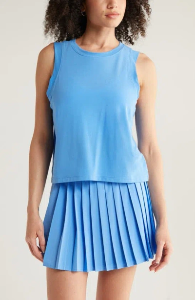 Zella Breathe Active Tank In Blue Lapis