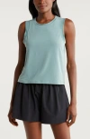 Zella Breathe Active Tank In Grey Thunder