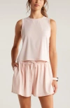 Zella Breathe Active Tank In Pink Peach