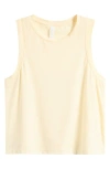 Zella Breathe Active Tank In Yellow Flan