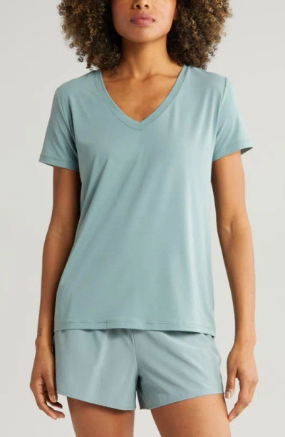 Zella Breathe Active Tee In Grey Thunder