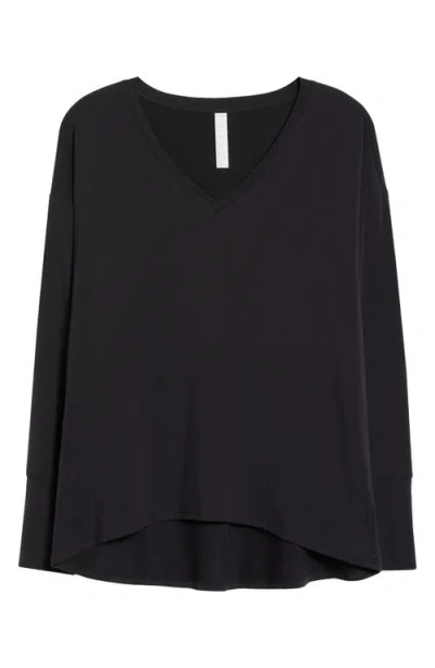 Zella Breathe Long Sleeve T-shirt In Black