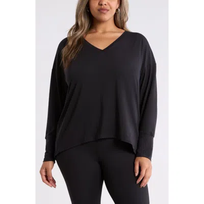 Zella Breathe Long Sleeve T-shirt In Black