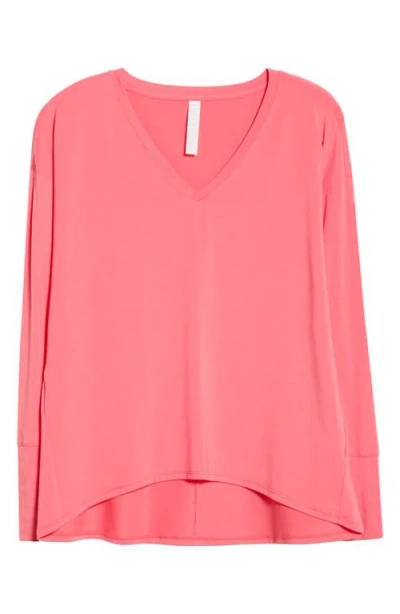 Zella Breathe Long Sleeve T-shirt In Pink