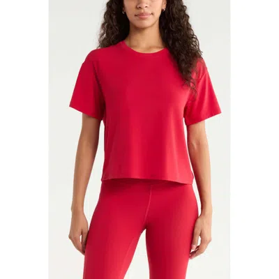 Zella Breathe Performance T-shirt In Red