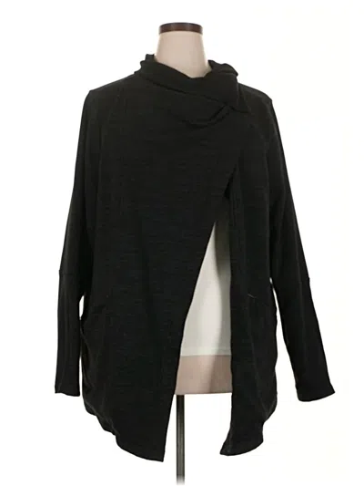 Pre-owned Zella Cardigan Sweater In Black