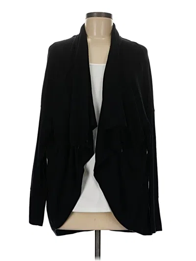 Pre-owned Zella Cardigan Sweater In Black