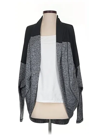 Pre-owned Zella Cardigan Sweater In Black