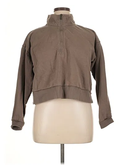 Pre-owned Zella Cardigan Sweater In Brown