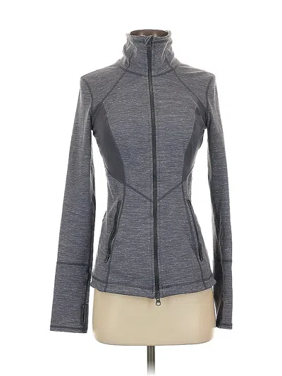 Pre-owned Zella Cardigan Sweater In Gray