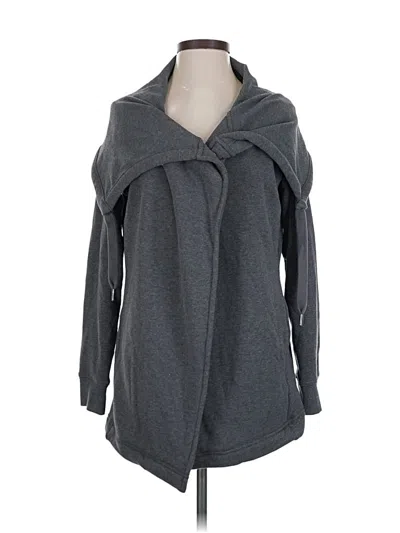 Pre-owned Zella Cardigan Sweater In Gray