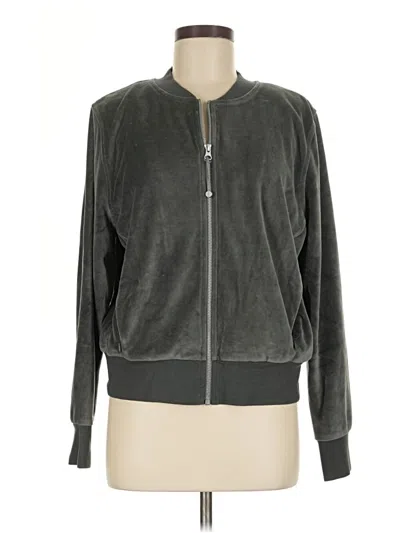 Pre-owned Zella Cardigan Sweater In Gray