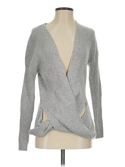 Pre-owned Zella Cardigan Sweater In Gray