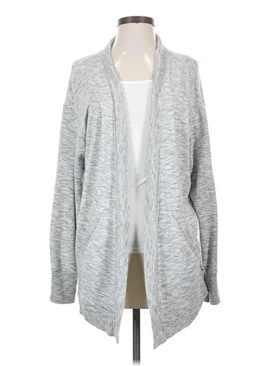 Pre-owned Zella Cardigan Sweater In Gray