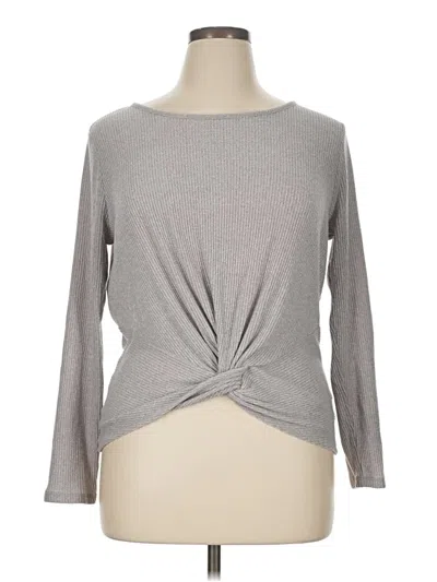 Pre-owned Zella Cardigan Sweater In Gray