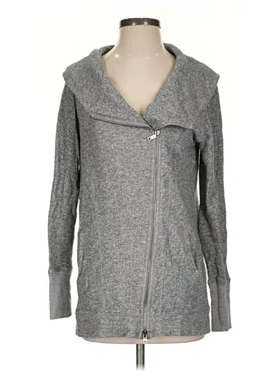 Pre-owned Zella Cardigan Sweater In Gray