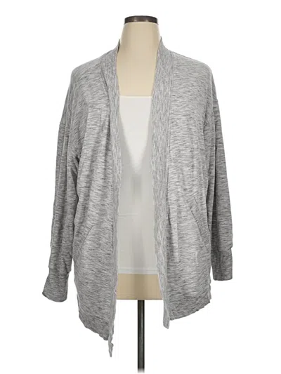 Pre-owned Zella Cardigan Sweater In Gray